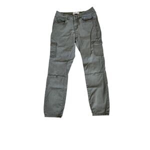 Mudd flex stretch utility skinny cargo pants, size 9